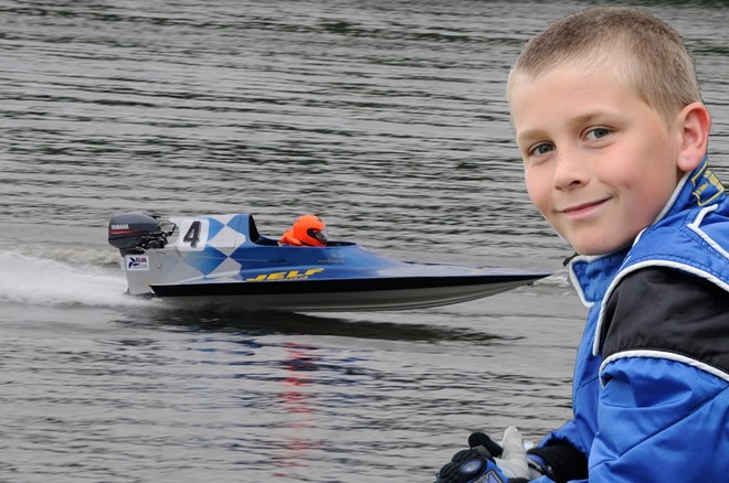 Ben Jelf and Boat © RYA http://www.rya.org.uk